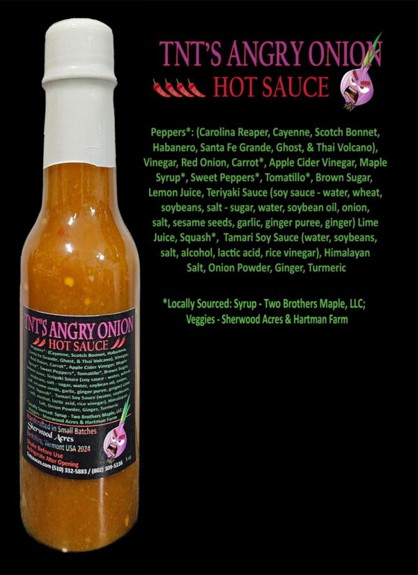 Angry Onion Hot Sauce 5oz