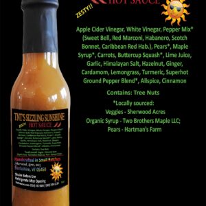Sizzling Sunshine Hot Sauce 5oz