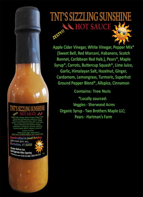 Sizzling Sunshine Hot Sauce 5oz